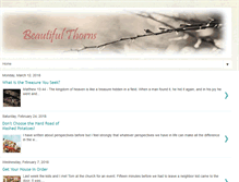 Tablet Screenshot of beautifulthorns.com
